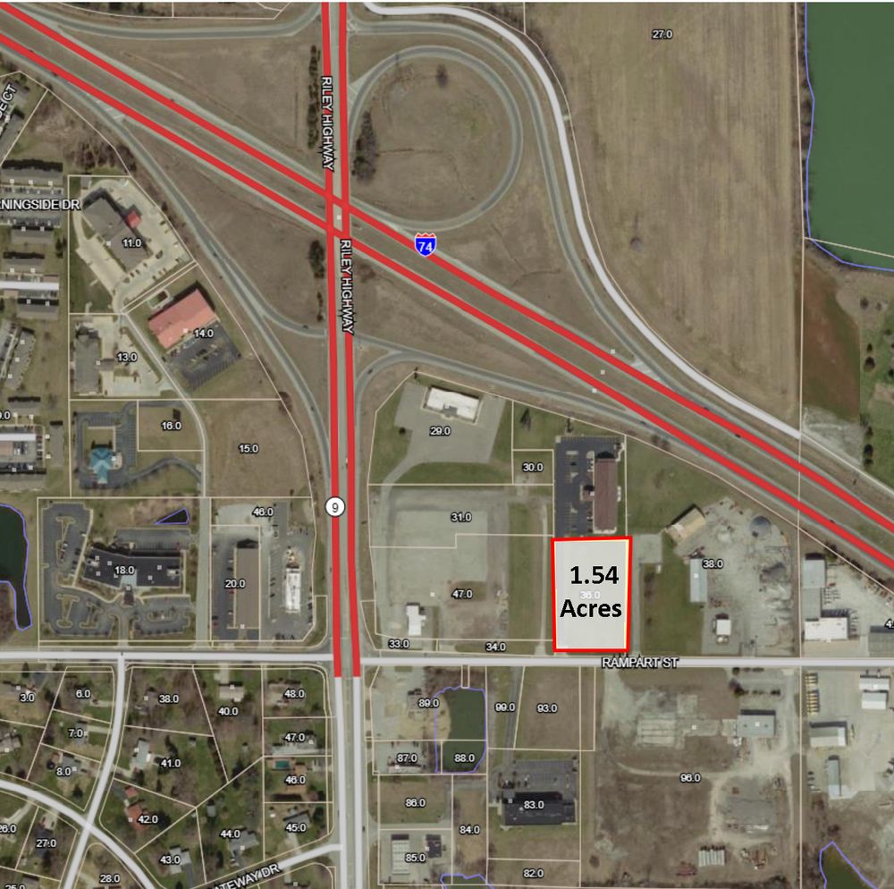 Retail Development Site: 0 E Rampart Road, Shelbyville, IN 46176